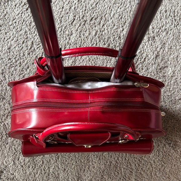 McKlein “Edgebrook” Rolling Laptop Briefcase - Picture 5 of 16